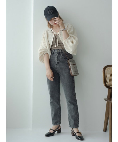 jumelle（ジュメロ）の「ポコポコボレロ（カーディガン/ボレロ・レディース・アイボリー・FREE）」の12枚目の写真