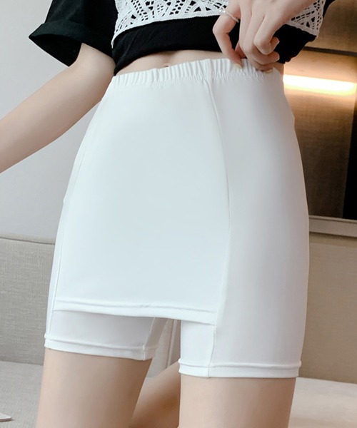 SAISON DE PAPILLON（セゾンドパピヨン）の「【お登録者数2.4万人突破】Y字ラインカバーペチコート付きインナーペチパンツ（インナーウェア/肌着・レディース・ホワイト/ブラック/ベージュ・フリー）」の9枚目の写真