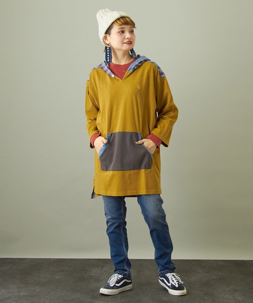 CUBE SUGAR（キューブシュガー）の「10ozデニムストレッチローライズスリムパンツ（デニムパンツ・レディース・ライトブルー/インディゴブルー・S/M）」の22枚目の写真