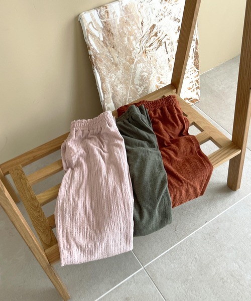 Crisp（クリスプ）の「メロウフレアパンツ（その他パンツ・レディース・ブラウン/ピンク/グリーン・FREE）」の12枚目の写真