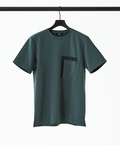 5351 POUR LES HOMMES（ゴーサンゴーイチプールオム）の「ダブルポケット半袖Tシャツ（Tシャツ/カットソー・メンズ・ホワイト/ブラック/チャコールグレー・46/48/50/44）」の3枚目の写真