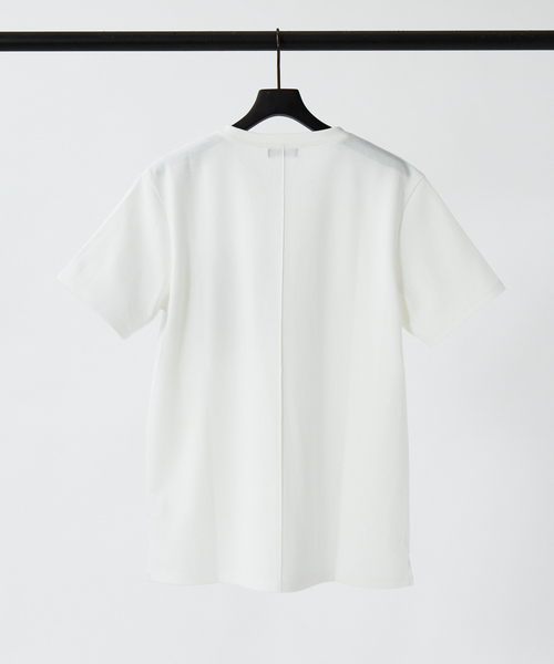 5351 POUR LES HOMMES（ゴーサンゴーイチプールオム）の「ダブルポケット半袖Tシャツ（Tシャツ/カットソー・メンズ・ホワイト/ブラック/チャコールグレー・46/48/50/44）」の12枚目の写真