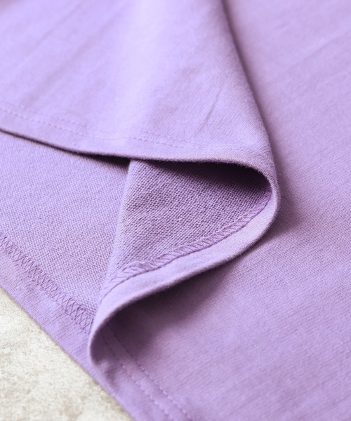 reca（レカ）の「リンガーTシャツ（Tシャツ/カットソー・レディース・ブラック/ベージュ/パープル/チャコールグレー/オートミール/ブラック系その他/グレー系その他・FREE）」の8枚目の写真