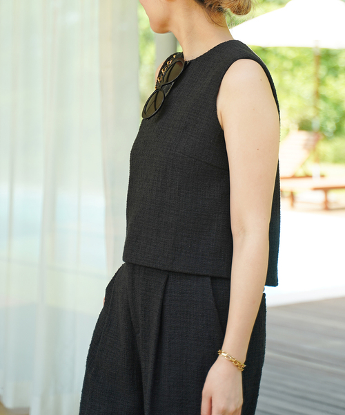 Deuxieme Classe（ドゥーズィエムクラス）の「*Tweed Cropped ブラウス