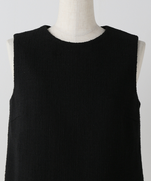 Deuxieme Classe*Tweed Cropped ブラウス (BK Deuxieme Classe（ドゥーズィエムクラス）の「*Tweed Cropped ブラウス