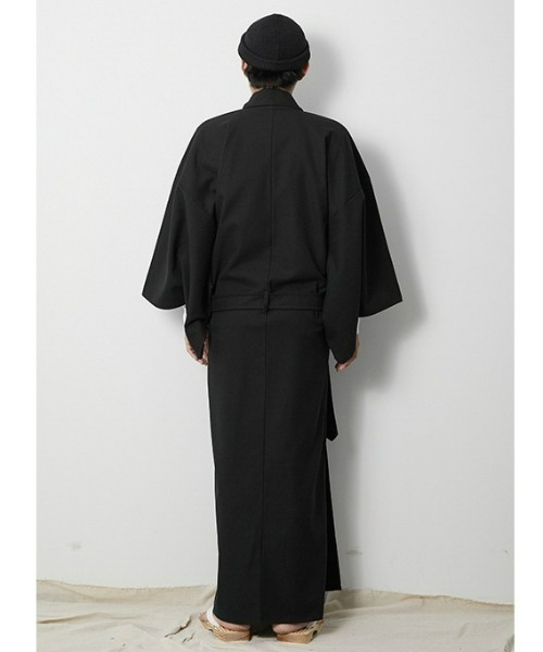 Snow Peak(スノーピーク)の「OUTDOOR KIMONO Pe Serge(着物・メンズ・ブラック/グレー・LARGE/MEDIUM/X-LARGE/2/SMALL/1)」の14枚目の写真