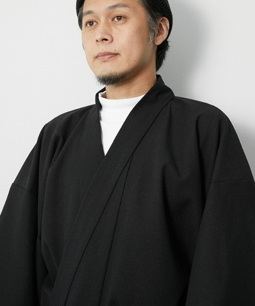 Snow Peak(スノーピーク)の「OUTDOOR KIMONO Pe Serge(着物・メンズ・ブラック/グレー・LARGE/MEDIUM/X-LARGE/2/SMALL/1)」の12枚目の写真