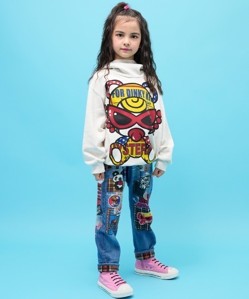 HYSTERIC MINI（ヒステリックミニ）の「COLLAGE TEDDY MINI パーカー
