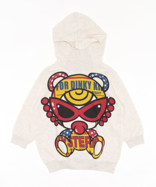HYSTERIC MINI（ヒステリックミニ）の「COLLAGE TEDDY MINI パーカー