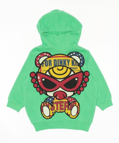HYSTERIC MINI（ヒステリックミニ）の「COLLAGE TEDDY MINI パーカー