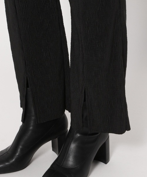 LOWRYS FARM（ローリーズファーム）の「ヨウリュウＦスリットパンツ　156681（その他パンツ・レディース・ブラック/ブラウン/ブルー/アイボリー・FREE/SHORT）」の9枚目の写真