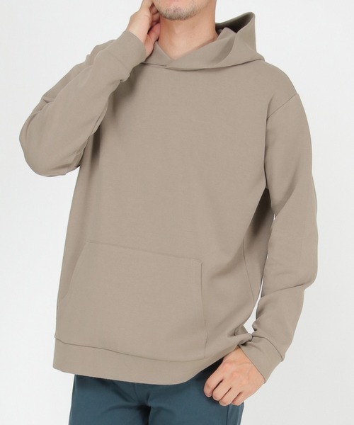 ikka(イッカ)の「【抗菌防臭/吸水速乾】セイケツダンボールプルパーカー【消臭】(パーカー・メンズ・チャコールグレー/ネイビー/オフホワイト/グリーン・S/M/L/XL)」の3枚目の写真