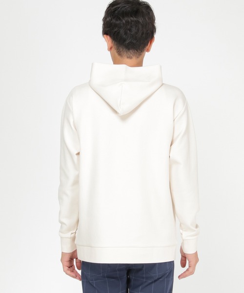 ikka(イッカ)の「【抗菌防臭/吸水速乾】セイケツダンボールプルパーカー【消臭】(パーカー・メンズ・チャコールグレー/ネイビー/オフホワイト/グリーン・S/M/L/XL)」の16枚目の写真