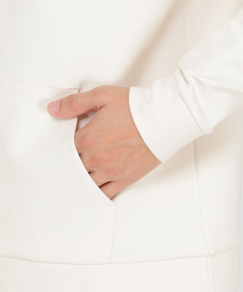 ikka(イッカ)の「【抗菌防臭/吸水速乾】セイケツダンボールプルパーカー【消臭】(パーカー・メンズ・チャコールグレー/ネイビー/オフホワイト/グリーン・S/M/L/XL)」の18枚目の写真