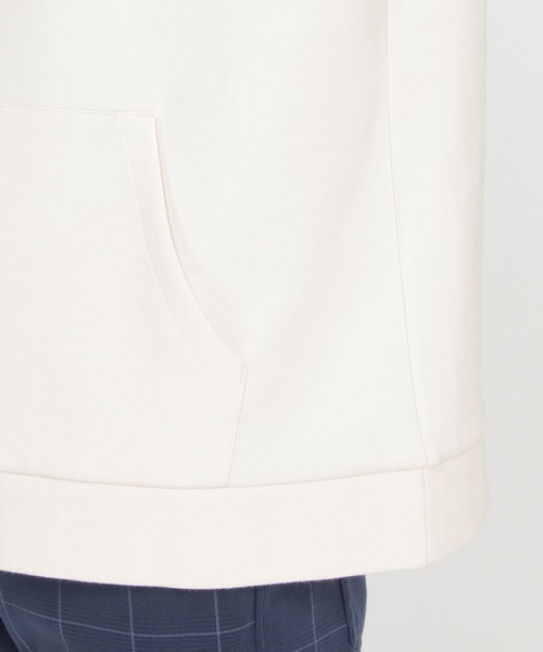 ikka(イッカ)の「【抗菌防臭/吸水速乾】セイケツダンボールプルパーカー【消臭】(パーカー・メンズ・チャコールグレー/ネイビー/オフホワイト/グリーン・S/M/L/XL)」の19枚目の写真