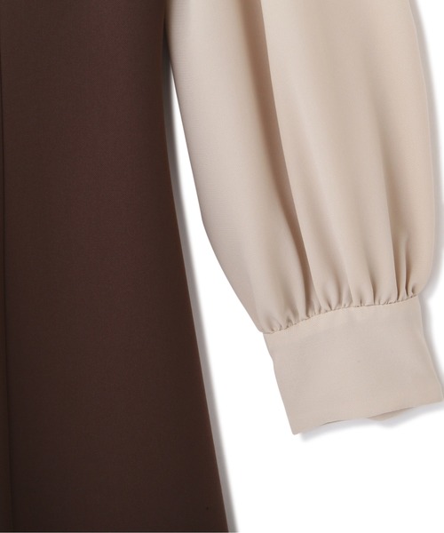 PROPORTION BODY DRESSING（プロポーションボディドレッシング）の「ドッキングマーメイドワンピース / 1212240907（ワンピース・レディース・ベージュ/ブラウン/ダークグレー・SMALL/MEDIUM）」の17枚目の写真