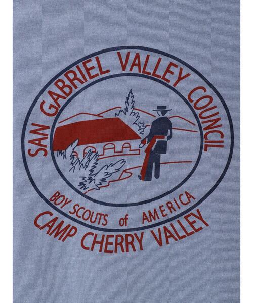 Green Parks(グリーンパークス)の「ピグメントロゴ裾ラウンドプルオーバー*(Tシャツ/カットソー・レディース・チャコールグレー/ブルー/グリーン・FREE)」の18枚目の写真