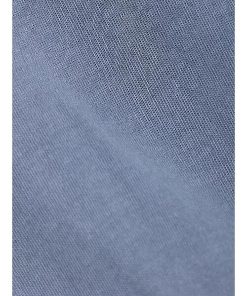 Green Parks(グリーンパークス)の「ピグメントロゴ裾ラウンドプルオーバー*(Tシャツ/カットソー・レディース・チャコールグレー/ブルー/グリーン・FREE)」の13枚目の写真