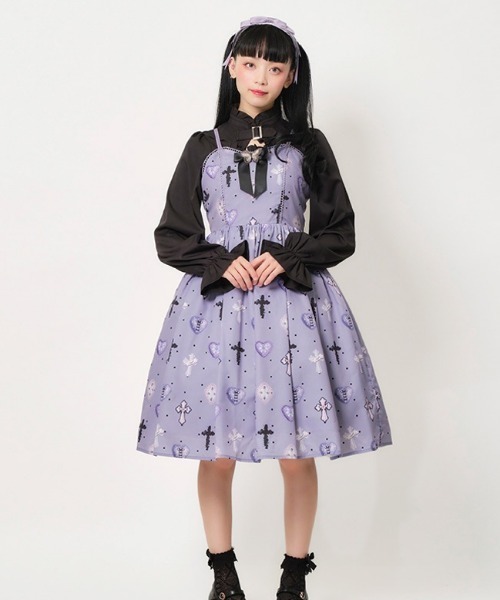 axes femme（アクシーズファム）の「ロージークロスジャンスカ