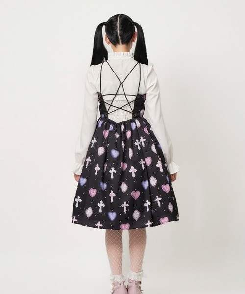 axes femme（アクシーズファム）の「ロージークロスジャンスカ