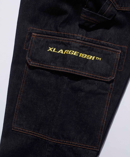 パンツ EMBROIDERED DENIM CARGO PANTS XLARGE（エクストララージ）の「EMBROIDERED DENIM CARGO PANTS