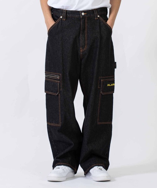 XLARGE（エクストララージ）の「EMBROIDERED DENIM CARGO PANTS