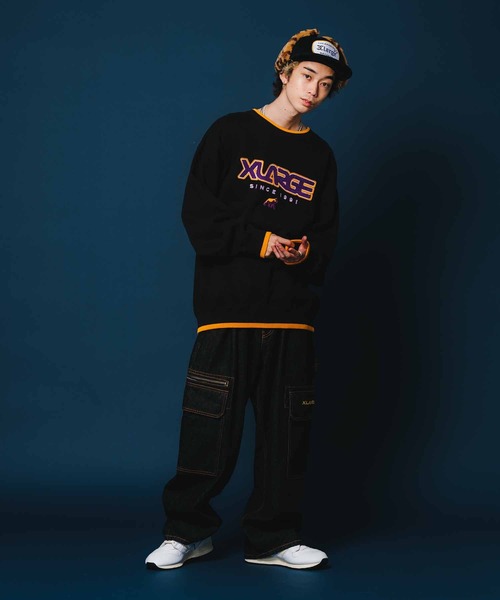 XLARGE（エクストララージ）の「EMBROIDERED DENIM CARGO PANTS