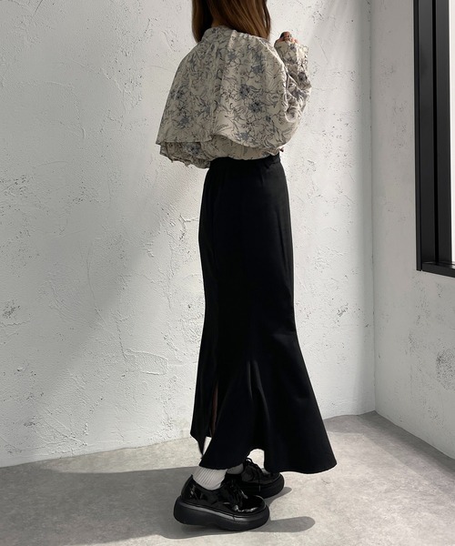 apres jour mignon（アプレジュールミニョン）の「カッティングブラウス【ZOZOTOWN限定アイテム】（シャツ/ブラウス・レディース・オフホワイト/ホワイト系その他/ブラック/グレー系その他・フリー/X-LARGE）」の16枚目の写真