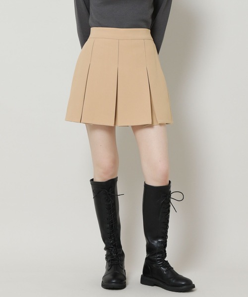 ALAND（エーランド）の「3.3 Field Trip／A-LINEプリーツミニスカート 2164223（スカート・レディース・ベージュ/ネイビー/アイボリー・FREE）」の21枚目の写真