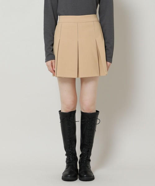 ALAND（エーランド）の「3.3 Field Trip／A-LINEプリーツミニスカート 2164223（スカート・レディース・ベージュ/ネイビー/アイボリー・FREE）」の8枚目の写真