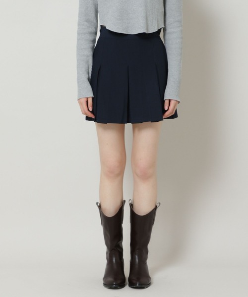 ALAND（エーランド）の「3.3 Field Trip／A-LINEプリーツミニスカート 2164223（スカート・レディース・ベージュ/ネイビー/アイボリー・FREE）」の22枚目の写真
