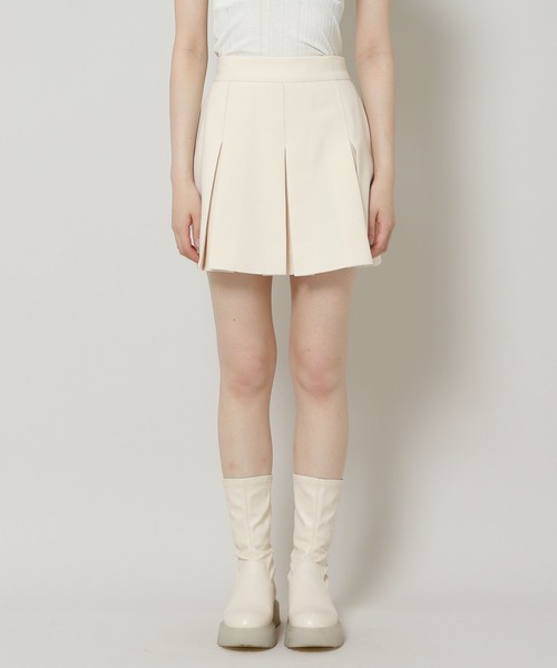 ALAND（エーランド）の「3.3 Field Trip／A-LINEプリーツミニスカート 2164223（スカート・レディース・ベージュ/ネイビー/アイボリー・FREE）」の12枚目の写真