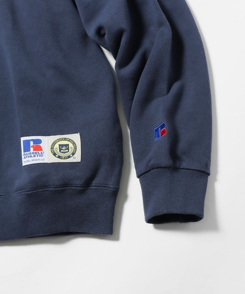 Russell Athletic（ラッセルアスレティック）の「Russell Athletic/ラッセルアスレティック University of Michigan Bookstore Sweat Hoodie フーディー（パーカー・メンズ・ネイビー/グレー/オフホワイト・XL/M/L）」の11枚目の写真