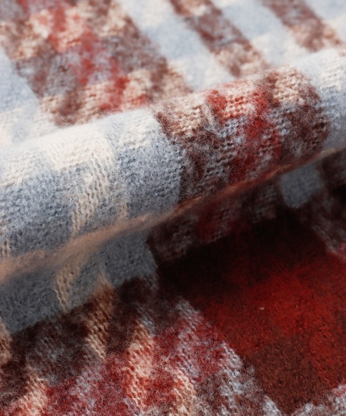 Kahiko（カヒコ）の「【Kahiko】ルルストール（マフラー・レディース・ブルー/ブラウン・FREE）」の5枚目の写真