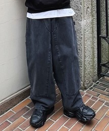 Figments | デニムバギーパンツ(デニムパンツ)