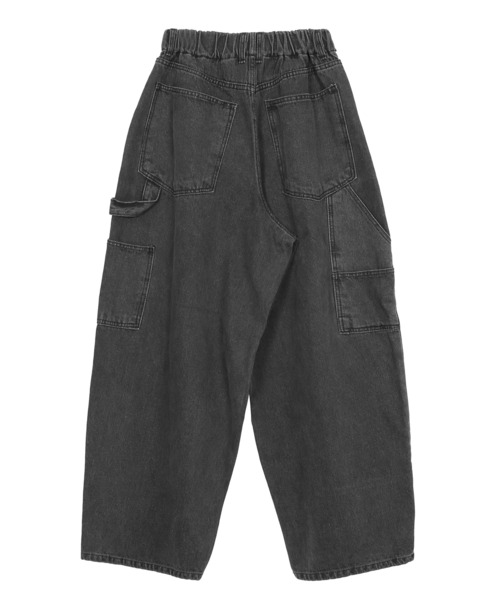 Figments（フィグメンツ）の「デニムバギーパンツ（デニムパンツ・レディース・ブラック/ブルー・MEDIUM/LARGE）」の14枚目の写真