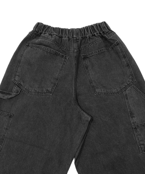 Figments（フィグメンツ）の「デニムバギーパンツ（デニムパンツ・レディース・ブラック/ブルー・MEDIUM/LARGE）」の18枚目の写真