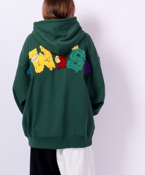 セブチ パーカー グリーン RE730（アールイーセブンサーティー）の「RE730 カラフル マルチ