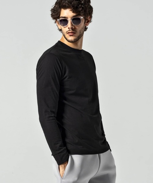 Kappa（カッパ）の「Kappa(カッパ)袖ロゴロングTシャツ（Tシャツ/カットソー・メンズ・ブラック/ホワイト/ネイビー/ライトグレー・XL/XXL/L/M）」の17枚目の写真