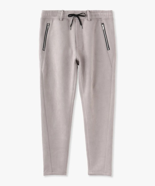 CUSTOM CULTURE（カスタムカルチャー）の「【CUSTOM CULTURE】 ポンチスエード ジョガータイプ パンツ（その他パンツ・メンズ・ブラック/ライトグレー/モカ・1/2/3/4）」の3枚目の写真