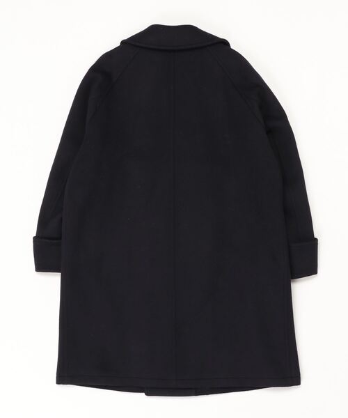 Scye（サイ）の「【Scye】Wool and Cashmere Melton Over Sized Pea Coat（ピーコート・メンズ・ネイビー・38）」の3枚目の写真