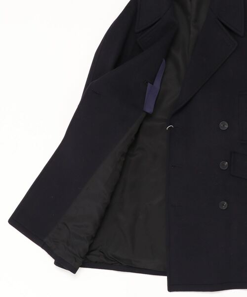 Scye（サイ）の「【Scye】Wool and Cashmere Melton Over Sized Pea Coat（ピーコート・メンズ・ネイビー・38）」の2枚目の写真