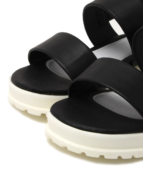 OUTLET（アウトレット）の「【WHO'S WHO gallery】ストラップサンダル（サンダル・レディース・ブラック・SMALL/MEDIUM）」の5枚目の写真