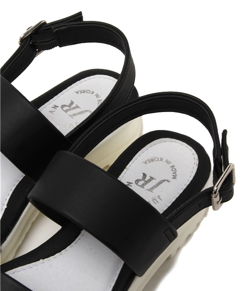 OUTLET（アウトレット）の「【WHO'S WHO gallery】ストラップサンダル（サンダル・レディース・ブラック・SMALL/MEDIUM）」の6枚目の写真