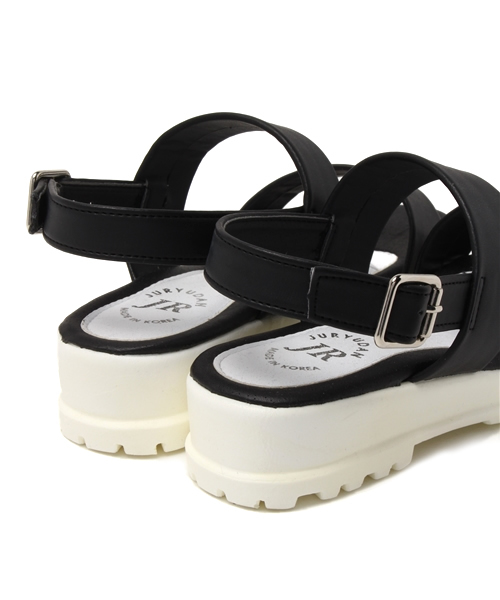 OUTLET（アウトレット）の「【WHO'S WHO gallery】ストラップサンダル（サンダル・レディース・ブラック・SMALL/MEDIUM）」の7枚目の写真