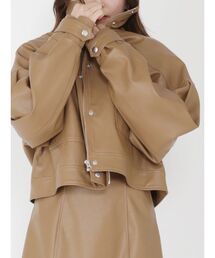 MURUA | フェイクレザーブルゾン(ブルゾン)