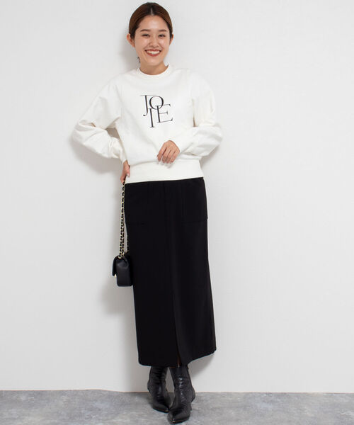 NOLLEY'S Sophi  プリントロゴスウェット