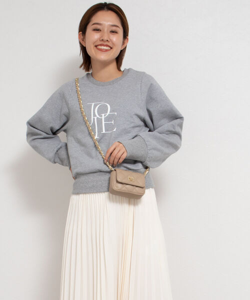 NOLLEY’S Sophi(ノーリーズソフィ)の「ロゴプリントスウェット(スウェット・レディース・ホワイト/グレー・38)」の12枚目の写真