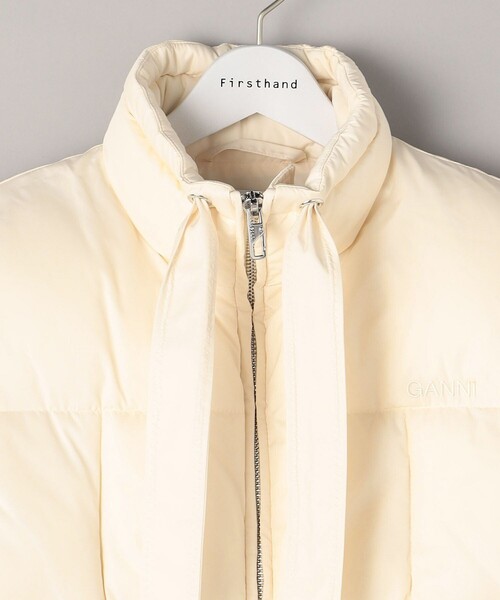 Firsthand（ファーストハンド）の「GANNI/ガニー Shiny Puff Oversized Vest / ダウンベスト（ダウンベスト・レディース・ブラック/ホワイト・SMALL）」の4枚目の写真
