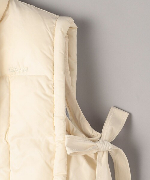 Firsthand（ファーストハンド）の「GANNI/ガニー Shiny Puff Oversized Vest / ダウンベスト（ダウンベスト・レディース・ブラック/ホワイト・SMALL）」の5枚目の写真